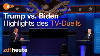 Trump vs. Biden: Höhepunkte aus dem TV-Duell