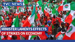 VIDEO: NLC Meets FG In Abuja, Says It's Warning Strike Is As A Result Citizen's Frustration