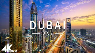 FLYING OVER DUBAI (4K UHD) - Relaxing Music Along With Beautiful Nature Videos - 4K Video HD