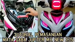 TUTORIAL PEMASANGAN MATA GABAN JUPITER MX NEW 135 LC || MODIFIKASI MX NEW 135 - BY ZONA MODIFIED