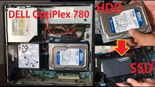 Dell OptiPlex 780 : Change HDD 160GB To SSD 256GB