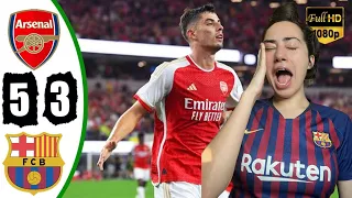 BARCA FAN REACTS TO Arsenal vs Barcelona 5-3 Hіghlіghts & All Goals | Club Friendly 2023