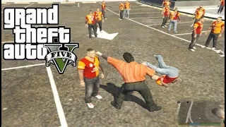 RECEP İVEDİK GALATASARAY TARAFTARINA SALDIRDI !! - ( GTA 5 )