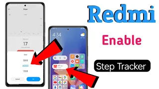 how to enable step tracker in redmi | apps vault step tracker