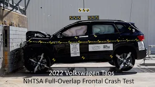 2022-2023 Volkswagen Taos NHTSA Full-Overlap Frontal Crash Test