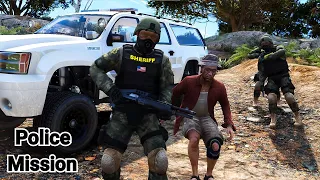 GTA 5 Mission (Remastered) - Police Trevor busted a DRUG GANG!