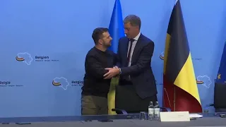 Belgium commits $1 billion to Ukraine as Zelenskyy continues his whistlestop European tour