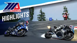 MotoAmerica Medallia Superbike Race 2 Highlights at Ridge Motorsports Park 2023