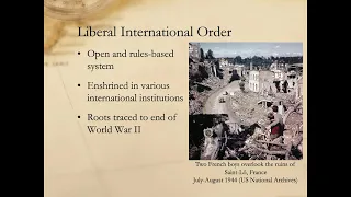 The Liberal International Order