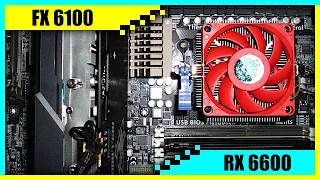 FX 6100 + RX 6600 Gaming PC in 2022 | Tested in 7 Games
