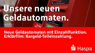 Bargeld-Teileinzahlung | Hamburger Sparkasse | Neue Geldautomaten mit Einzahlfunktion