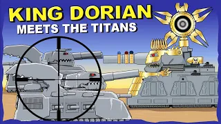 "King Dorian meets the Titans" - Cartoons about tanks