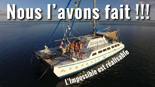 Votre bateau n’est pas fait pour çà, vous ne connaissez pas la voile..mais pourtant on l’a fait !3/3