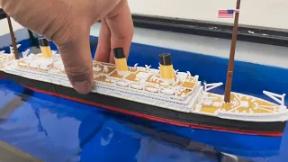 Titanic Model Sinking Video | Unboxing and Assembly of New Model Ships, Lusitania, Carpathia