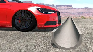 Cars vs Reverse Speed Bump – BeamNG.Drive