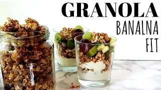 Domowa FIT GRANOLA | Super zdrowa, szybka, bez cukru | Healthy Omnomnom