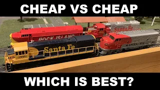HO scale "Train Set" diesels comparison - Tyco vs Bachmann vs Life-Like