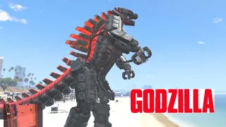 GTA 5 Mechagodzilla Mod  ||  How To Install Godzilla Mod In GTA 5 PC