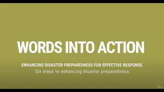 Words into Action: 6 Key Steps to Enhancing Disaster Preparedness