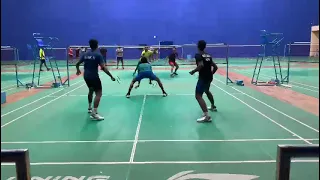 Court practice BBBA Badminton Academy Hyderabad