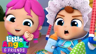 Rock-a-bye-Baby with Baby John | Little Angel And Friends Kid Songs