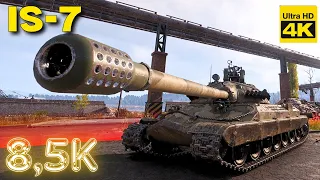 World of Tanks 6 Kills 8,5k damage IS-7 | 4K Video | - My battle My rules