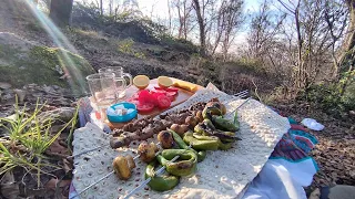 تا حالا دل مرغ اینجوری درست کرده بودین 🤔🤔؟!!| have you ever grilled chicken hearts like this?