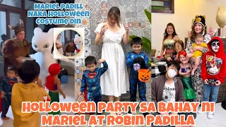 MARIEL & ROBIN PADILLA MAY PA HOLLOWEEN PARTY KYLIE PADILLA DUMALO SA HOLLOWEEN PARTY KASAMA ANAK