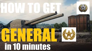 Frontline ~ #WoT ~ How to get General ⭐ in 10 minutes ( Not My best Game ) ~ World of Tanks