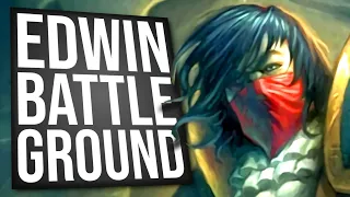 My First Edwin! Turns Out He is Pretty Good! | Hearthstone Battlegrounds