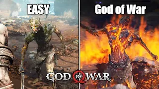 God of War - EASY vs. God of War Difficulty