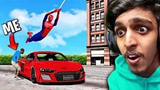 GTA 5 : Stealing SPIDERMAN'S SUPER CAR  !! MALAYALAM