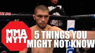 5 THINGS YOU MIGHT NOT KNOW ABOUT KHABIB