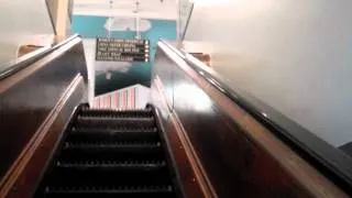 Antique Otis Wooden Escalators at Macy's Herald Square in New York, NY