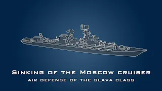 Sinking of the Moscow cruiser - Air defense of the Slava class  [Ukraine War 2022]
