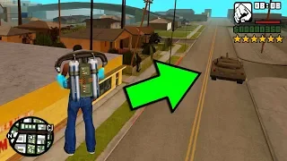 É ISSO que acontece se você seguir o TANQUE no GTA SAN ANDREAS