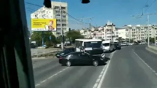 Поймал шпиона ! трудный заезд под экскаватор! ужасная пробка в городе.