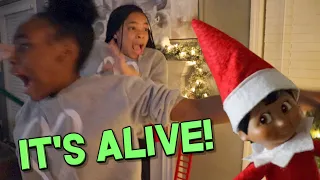 PART 2: ELF ON THE SHELF IS ALIVE!?  ( FUNNY KID'S SKIT)