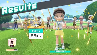 66 Point game in Nintendo Switch Sports Golf