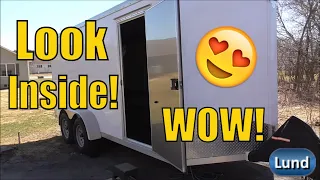 "Cost of Building the Ultimate Toy Hauler Conversion - Cargo Trailer Mobile Welding Rig Tour!"