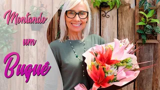 💐Como fazer buque de flores naturais  | Flávia Kremer