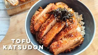Tofu Katsudon Recipe | Vegan Katsudon