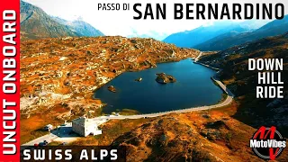 SAN BERNARDINO PASS DOWN HILL // Swiss Alps // KTM 1290 Super Adventure S // UNCUT ONBOARD