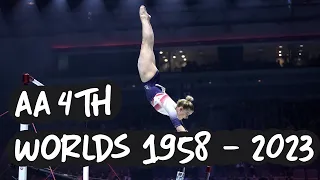 All 4th Ranking Gymnasts - All Around - Gymnastics World Championships: 1958 - 2023