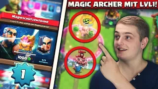 MAGIC ARCHER MIT LEVEL 1 ACCOUNT! | Bester Magieschütze der Welt?!  | Clash Royale Deutsch