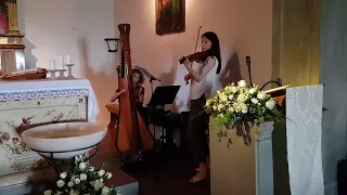 Harp and violin wedding duet Tuscany - Renato Zero -  il cielo