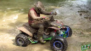 2018 MWXC: Crazyman PM ATV AWESOME PRO HILL, Holeshots, & Water Crossing