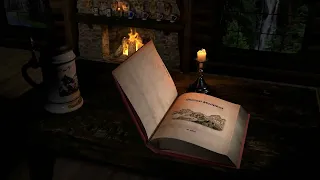 Blender 3.0.0 Demo: book animation, candle, fire, PBR textures, video, sculpting