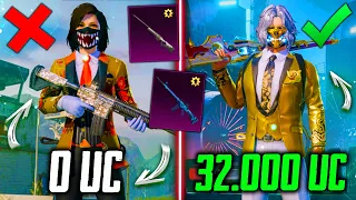 😍 НИКОГДА НЕ ДОНАТИЛ и ПРОКАЧАЛ АККАУНТ НА 32000 UC В PUBG MOBILE! ПРОКАЧКА АККАУНТА В ПУБГ МОБАЙЛ!