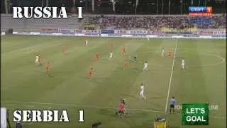 Russia (Россия) vs Serbia (Сербия) 1:1 friendly match 15.11.13